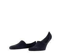 FALKE Invisible Step High Cut M In algodón invisibles lisos 1 par, Calcetines pinkies Hombre, Azul Dark Navy 6375, 43-46
