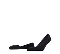 FALKE Invisible Step Medium Cut Box W In algodón invisibles lisos 1 par, Calcetines pinkies Mujer, Negro Black 3000, 39-40