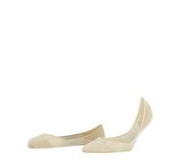 FALKE Invisible Step Medium Cut W In algodón invisibles lisos 1 par, Calcetines pinkies Mujer, Beis Cream 4011, 37-38