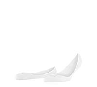 FALKE Invisible Step Medium Cut W In algodón invisibles lisos 1 par, Calcetines pinkies Mujer, Blanco White 2000, 39-40