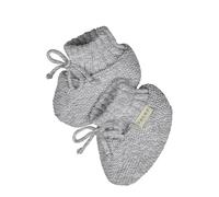 FALKE Knitted Shoe B So algodón lisos 1 par, Calcetines Unisex bebé, Gris Shark Melange 3261, 74-80