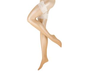 FALKE Leotardos capuchino / blanco L capuchino / blanco