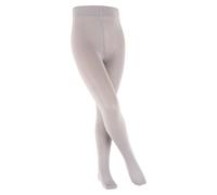 FALKE Cotton Touch K Ti algodón gruesas lisas 1 pieza, Pantimedias Unisex niños, Gris Silver 3290, 80-92