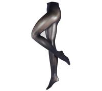 FALKE Matt Deluxe 30 DEN W Ti Transparente Lisas Pantimedias, DEN, Azul Marine 6179, S para Mujer