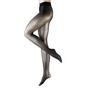 FALKE Matt Deluxe 20 DEN W Ti transparente lisas 1 pieza, Pantimedias Mujer, Azul Marine 6179, S-M