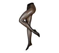 FALKE Seidenglatt 15 DEN W Ti transparente lisas 1 pieza, Pantimedias Mujer, Negro Black 3009, S