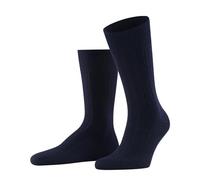 FALKE Lhasa Rib M So lana cachemira lisos 1 par, Calcetines Hombre, Azul Dark Navy 6375, 39-42