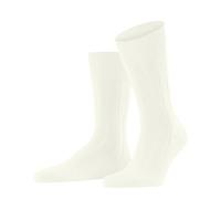 FALKE Lhasa Rib M So lana cachemira lisos 1 par, Calcetines Hombre, Blanco Off-White 2040, 47-50