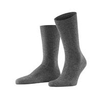 FALKE Lhasa Rib M So lana cachemira lisos 1 par, Calcetines Hombre, Gris Light Grey Melange 3390, 39-42