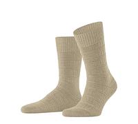 FALKE Link Attire M So lana lyocell lino lisos 1 par, Calcetines Hombre, Beis Sandstone 4024, 43-46