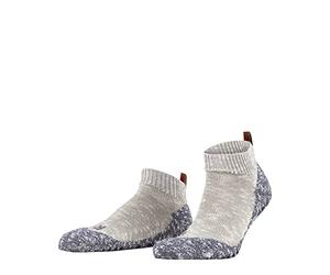 FALKE Lodge Homepad M Hp algodón puños en la suela 1 par, Calcetines para casa Hombre, Gris Light Grey 3400, 39/40 EU
