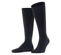 FALKE Ultra Energizing M Kh algodón con compresión 1 par, Calcetines largos Hombre, Azul Dark Navy 6370, 41-42