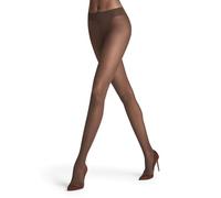 FALKE Matt Deluxe 20 DEN W Ti transparente lisas 1 pieza, Pantimedias Mujer, Marrón Espresso 5188, S