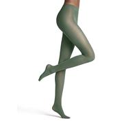 FALKE Matt Deluxe 30 DEN W Ti transparente lisas 1 pieza, Pantimedias Mujer, Verde Sage 7538, M-L