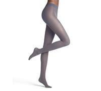 FALKE Matt Deluxe 30 DEN W TI transparente unicolor 1 pieza, Pantimedias Mujer, Gris (Pearl Grey 3248), S-M