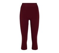 FALKE Maximum Warm 3/4 W Ti Hilo Funcional Secado rápido 1 Pieza, Capa de Base Inferior Mujer, Rojo Merlot 8117 Trend, L