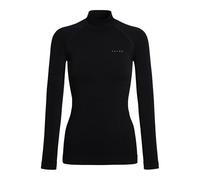 FALKE Maximum Warm High Neck W L/s SH Hilo Funcional Secado rápido 1 Pieza, Capa de Base Superior Mujer, Negro Black 3000 Trend, M