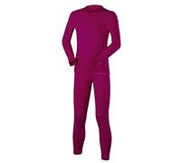 FALKE Maximum Warm K Uw hilo funcional secado rápido 1 pieza, Juego de capas base Unisex niños, Rosa Berry 8284, 122-128
