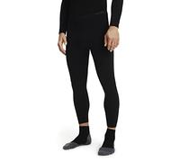FALKE Maximum Warm Long M Ti hilo funcional secado rápido, Capa de base inferior Hombre, Negro Black 3000, L