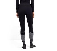 FALKE Maximum Warm Long W Ti Hilo Funcional Secado rápido 1 Pieza, Capa de Base Inferior Mujer, Negro Black 3000 Trend, M