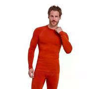 FALKE Maximum Warm Round Neck M L/S SH Hilo Funcional Secado Rápido Termo 1 Pieza Capa de Base Superior Hombre (Pack de 1)