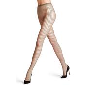 FALKE Medias de moda WICKER GAME NET sesame beige | S
