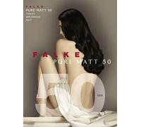 FALKE Medias Mujer Negro Microfibra 92%Poliamida 8% Ela Modelo Pure Mate 50 Den