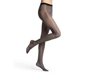 FALKE Medias para mujer con purpurina, 30 DEN, semiopacas, brillantes, resistentes a la rotura, cintura cómoda, sin presión, medias finas, punta del pie reforzada, costura fina, material suave y