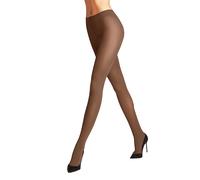 FALKE Pure Matt 50 DEN W Ti semiopaco lisas 1 pieza, Pantimedias Mujer, Marrón Caramel 5042, L