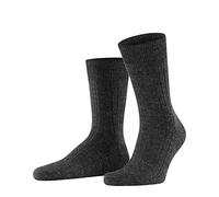 FALKE Men's Teppich Im Schuh calcetines lana transpirable | regulación del clima antiolores suela acanalada gruesa de felpa cálida costura dedos libres de presión 1 par