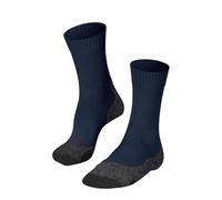 FALKE Men's TK2 calcetines para senderismo amortiguación media | antiampollas cálido largo mediano transpirable secado rápido regulación del clima antiolores lana hilo funcional 1 par