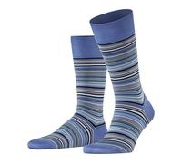 FALKE Microblock M So algodón Estampados Calcetines, Azul Water 6550, 41-42 para Hombre