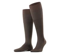 FALKE Milano M Kh algodón fil d'Écosse lisos 1 par, Calcetines largos Hombre, Marrón Brown 5930, 39-40