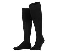 FALKE Milano M Kh algodón fil d'Écosse lisos 1 par, Calcetines largos Hombre, Negro Black 3000, 43-44