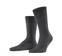FALKE Milano M So algodón fil d'Écosse estampados 1 par, Calcetines Hombre, Gris Anthracite Melange 3190, 41-42