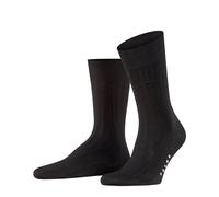 FALKE Milano M So algodón fil d'Écosse estampados 1 par, Calcetines Hombre, Negro Black 3000, 41-42