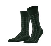 FALKE Modern Tailor M So algodón estampados 1 par, Calcetines Hombre, Verde Hunter Green 7441, 39-42