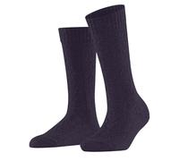FALKE Modish Fest W So lana viscosa cachemira lisos 1 par, Calcetines Mujer, Rojo Wineberry 8761, 35-38