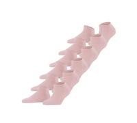 FALKE Happy Multipack W Sn algodón lisos 6 pares, Calcetines cortos Mujer, Rosa Blossom 8645, 39-42