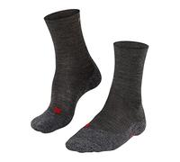 FALKE mujer TK2 Sensitive calcetines para senderismo amortiguación media anti ampollas suave transpirable secado rápido regulación del clima antiolores lana hilo funcional 1 par