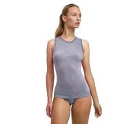 FALKE Mujer Top Wool-Tech Light Grey-Heather (3757), XL