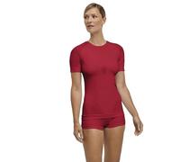 FALKE Mujer Warm Round Neck Camiseta técnica Deportiva Manga Corta Ropa térmica para climas templados a fríos Secado rápido Transpirable sostenible Hilo Funcional 1 Pieza