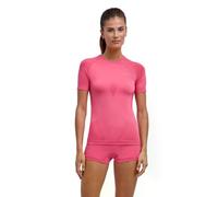 FALKE Mujer Warm Round Neck Camiseta técnica Deportiva Manga Corta Ropa térmica para climas templados a fríos Secado rápido Transpirable sostenible Hilo Funcional 1 Pieza