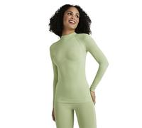 FALKE Mujer Warm Turtleneck camisa técnica deportiva manga larga ropa térmica para climas templados a fríos secado rápido transpirable sostenible hilo funcional 1 pieza