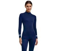 Falke Mujer Warm Turtleneck Camiseta técnica Deportiva Manga Larga Ropa térmica para climas templados a fríos Secado rápido Transpirable sostenible Hilo Funcional 1 Pieza