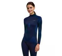 Falke Mujer Warm Turtleneck Camiseta técnica Deportiva Manga Larga Ropa térmica para climas templados a fríos Secado rápido Transpirable sostenible Hilo Funcional 1 Pieza