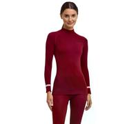Falke Mujer Warm Turtleneck Camiseta técnica Deportiva Manga Larga Ropa térmica para climas templados a fríos Secado rápido Transpirable sostenible Hilo Funcional 1 Pieza