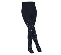 FALKE Multidot K Ti algodón gruesas estampadas 1 pieza, Pantimedias Unisex niños, Azul Space Blue 6116, 134-146