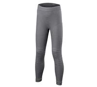 FALKE Niño Tights Wool-Tech con Lana Fina de Merino Grey-Heather (3757), 110-116