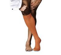 FALKE No. 10 M Kh algodón fil d'Écosse lisos 1 par, Calcetines largos Hombre, Rojo Fire 8150, 41-42